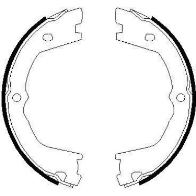 91074900 Bremsbackensatz, Feststellbremse