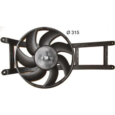 CFF 384 000S Lüfter, Motorkühlung BEHR