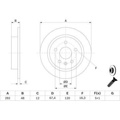 0 986 479 C73 Bremsscheibe