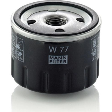Mann-Filter | 5 x MANN-FILTE Ölfilter | W 77 Mann-Filter | 5 x MANN-FILTE Ölfilter | W 77