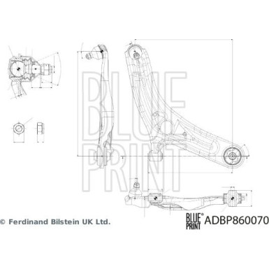 Blue Print | Lenker, Radaufhängung | ADBP860070