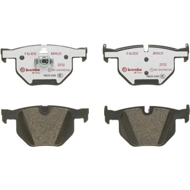 Brembo Bremsbelagsatz, Scheibenbremse XTRA LINE P 06 033X