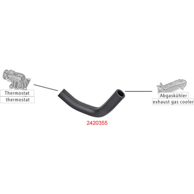 2420355 Kühlerschlauch