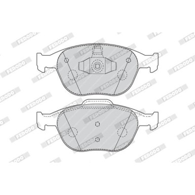 Ferodo | Bremsbelagsatz, Scheibenbremse | FVR1568