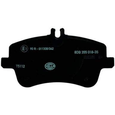 Hella | Bremsbelagsatz, Scheibenbremse | 8DB 355 018-351