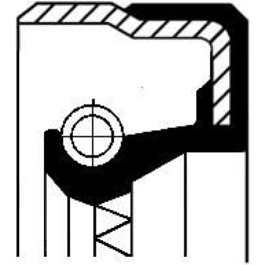 01019286B Wellendichtring, Differential