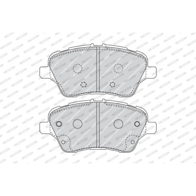 FDB4612 Bremsbelagsatz, Scheibenbremse PREMIER ECO FRICTION