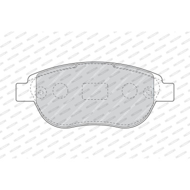 Ferodo Bremsbelagsatz, Scheibenbremse PREMIER ECO FRICTION FDB5028