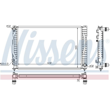 60497 Kühler, Motorkühlung ** FIRST FIT **