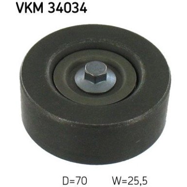 VKM 34034 Umlenk-/Führungsrolle, Keilrippenriemen