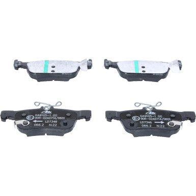 Bremsbelagsatz, Scheibenbremse ATE Ceramic 13.0470-7346.2