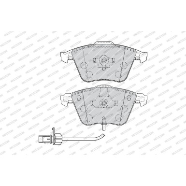 FDB1827 Bremsbelagsatz, Scheibenbremse PREMIER ECO FRICTION