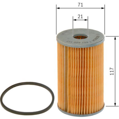 BOSCH 1 457 429 117 Ölfilter