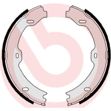 Brembo Bremsbackensatz, Feststellbremse ESSENTIAL LINE S 50 519