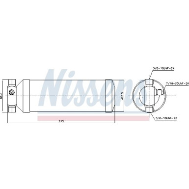 Nissens | Trockner, Klimaanlage | 95036