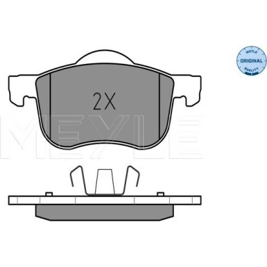 Meyle Bremsbelagsatz, Scheibenbremse MEYLE-ORIGINAL: True to OE 025 230 7318