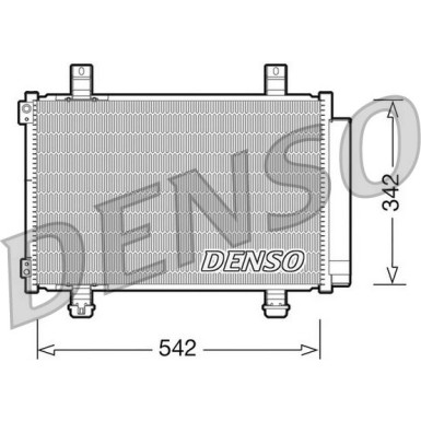Denso | Kondensator, Klimaanlage | DCN47005