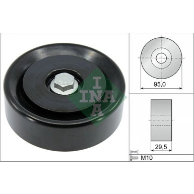 532 0959 10 Umlenk-/Führungsrolle, Keilrippenriemen