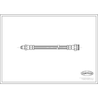 19018552 Bremsschlauch 19018552 Bremsschlauch