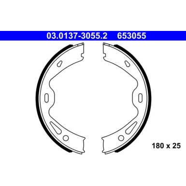 03.0137-3055.2 Bremsbackensatz, Feststellbremse