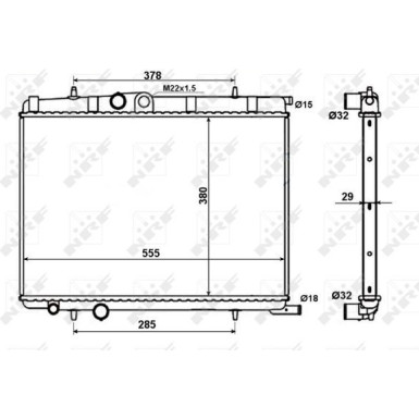 56021 Kühler, Motorkühlung EASY FIT