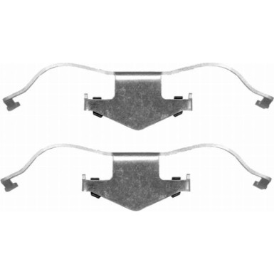 Hella | Zubehörsatz, Bremssattel | 8DZ 355 201-521