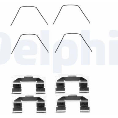 LX0421 Zubehörsatz, Scheibenbremsbelag