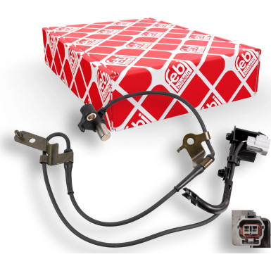 FEBI BILSTEIN 174932 Sensor, Raddrehzahl FEBI BILSTEIN 174932 Sensor, Raddrehzahl