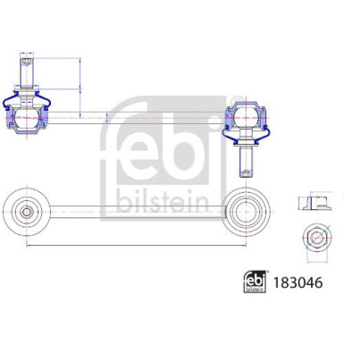 FEBI BILSTEIN 183046 Koppelstange