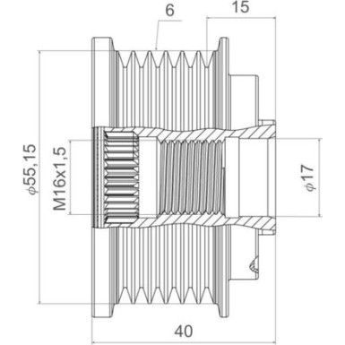 Valeo | Generatorfreilauf | 588440