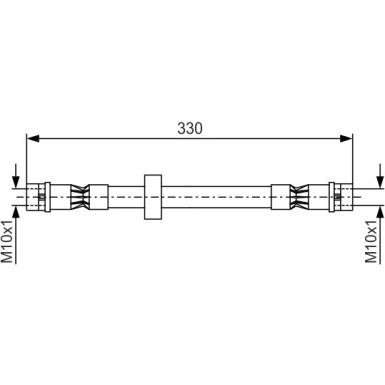 BOSCH | Bremsschlauch | 1 987 476 410