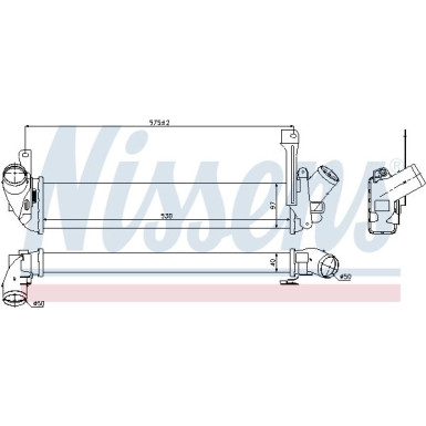 96563 Ladeluftkühler ** FIRST FIT ** 96563 Ladeluftkühler ** FIRST FIT **