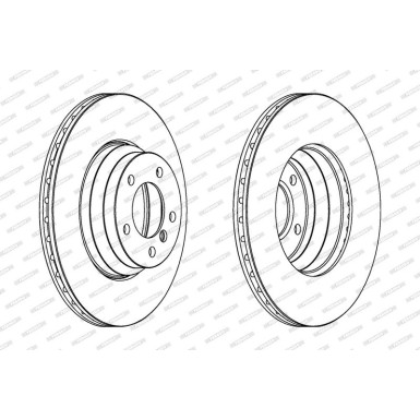 Ferodo | Bremsscheibe | DDF1535C-1