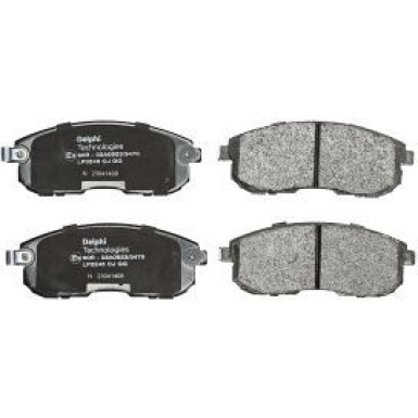 Delphi Bremsbelagsatz, Scheibenbremse LP3245