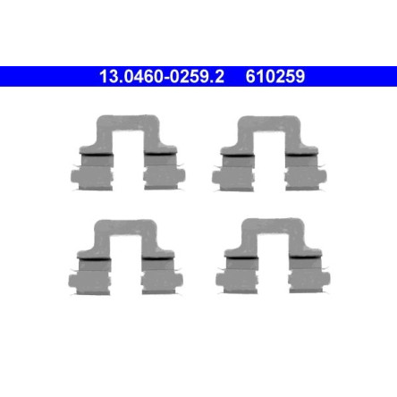 Zubehörsatz, Scheibenbremsbelag 13.0460-0259.2 Zubehörsatz, Scheibenbremsbelag 13.0460-0259.2