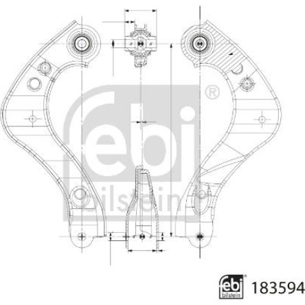 FEBI BILSTEIN 183594 Querlenker, Lenker, Radaufhängung