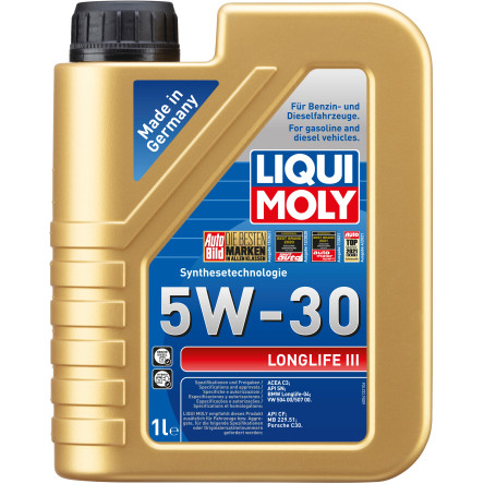 LIQUI MOLY 20646 Longlife III 5W-30, 1l, Synthetiköl