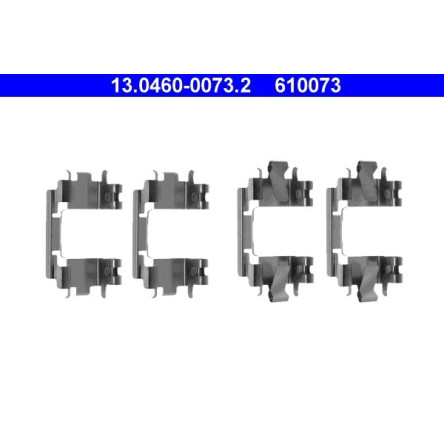 Zubehörsatz, Scheibenbremsbelag 13.0460-0073.2 Zubehörsatz, Scheibenbremsbelag 13.0460-0073.2