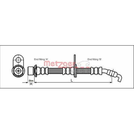 Bremsschlauch 4112200 Bremsschlauch 4112200