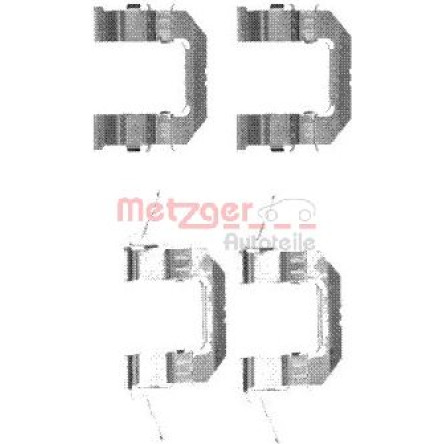 Zubehörsatz, Scheibenbremsbelag 109-1722 Zubehörsatz, Scheibenbremsbelag 109-1722