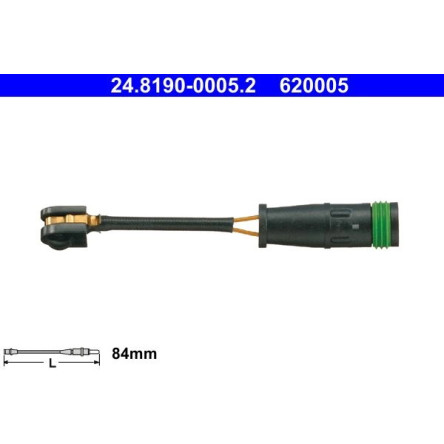 Warnkontakt, Bremsbelagverschleiß 24.8190-0005.2