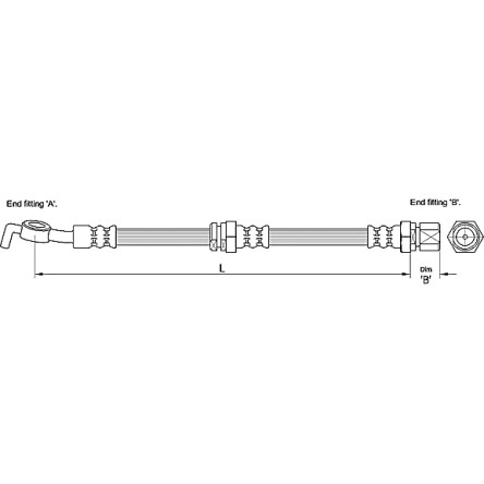 Bremsschlauch 4110192