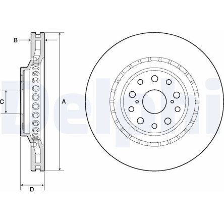 Bremsscheibe BG9187C