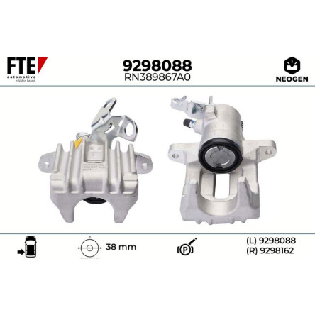 Bremssattel für Audi A3 VW Golf 5 6 PR: 1KD/1KQ HINTEN LINKS Bremssattel für Audi A3 VW Golf 5 6 PR: 1KD/1KQ HINTEN LINKS