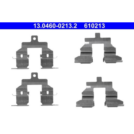 Zubehörsatz, Scheibenbremsbelag 13.0460-0213.2 Zubehörsatz, Scheibenbremsbelag 13.0460-0213.2