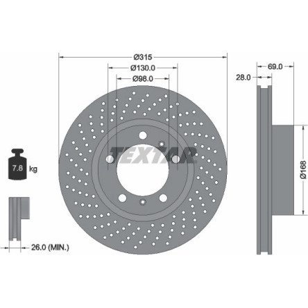 Bremsscheibe 92279905 Bremsscheibe 92279905