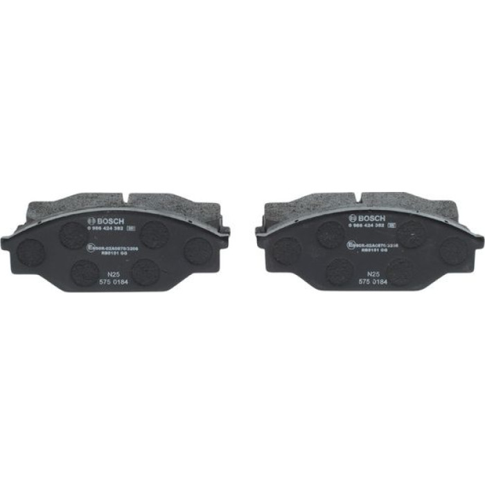 BOSCH 0 986 424 382 Bremsbelagsatz, Scheibenbremse