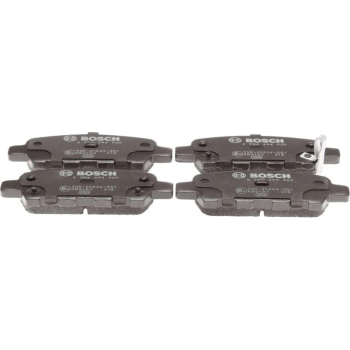 BOSCH 0 986 494 929 Bremsbelagsatz, Scheibenbremse BOSCH 0 986 494 929 Bremsbelagsatz, Scheibenbremse