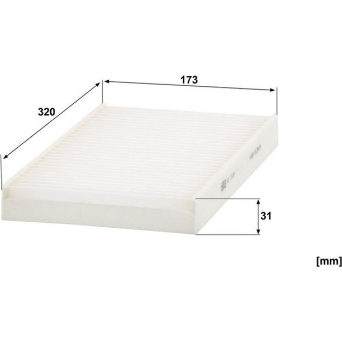 MANN-FILTER CU 3139 Innenraumfilter, Partikelfilter
