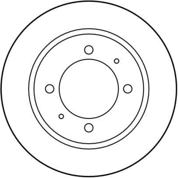 TRW DF2784 Bremsscheibe